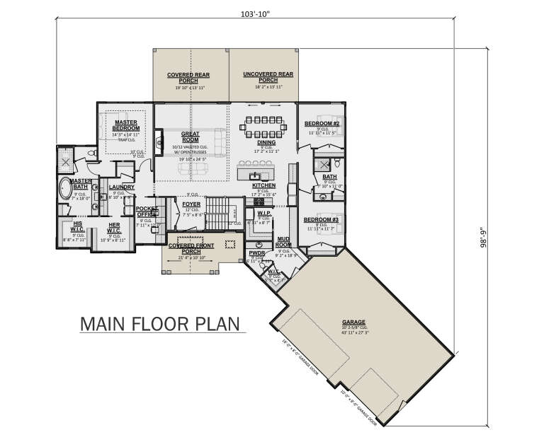 House Plan House Plan #35775 Drawing 1