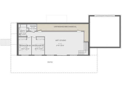 Basement for House Plan #1958-00070