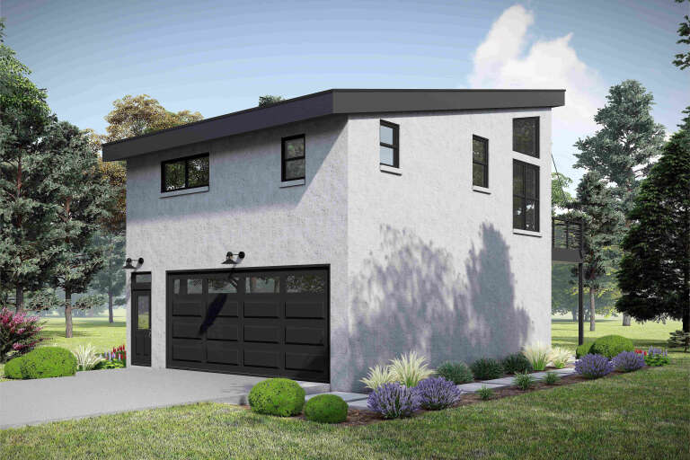 House Plan House Plan #35779 Angled Front Elevation