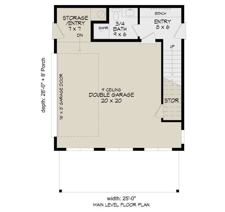 House Plan House Plan #35781 Drawing 1