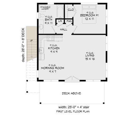 First Floor for House Plan #940-01441