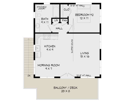 Second Floor for House Plan #940-01441