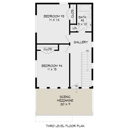 Third Floor for House Plan #940-01442