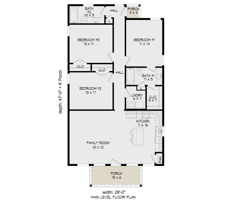 House Plan House Plan #35787 Drawing 1