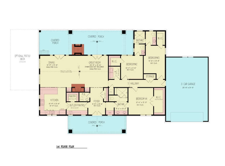 House Plan House Plan #35788 Drawing 1