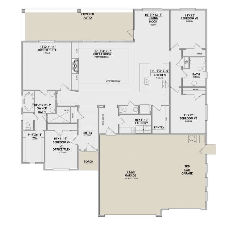 House Plan House Plan #35793 Drawing 1