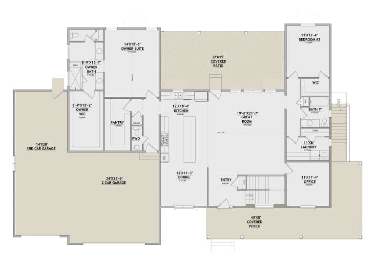 House Plan House Plan #35794 Drawing 1