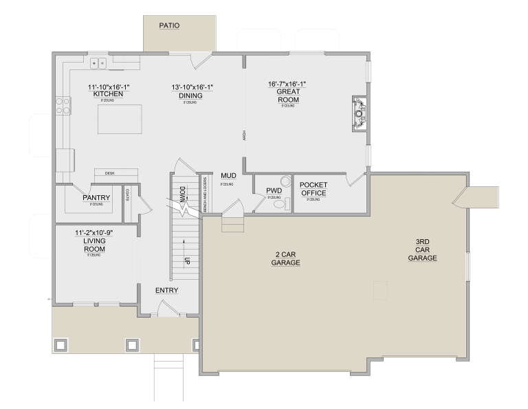 House Plan House Plan #35795 Drawing 1