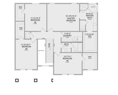 Second Floor for House Plan #8768-00191
