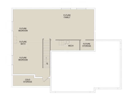 Basement  for House Plan #8768-00191