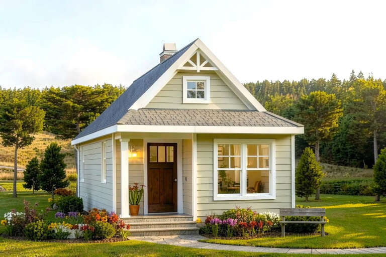 House Plan House Plan #35796 Angled Front Elevation