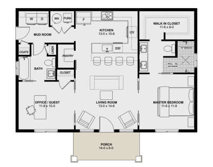 Main Floor  for House Plan #2699-00063