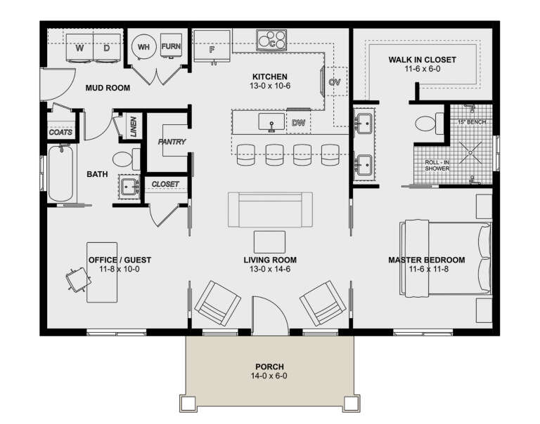 House Plan House Plan #35797 Drawing 1