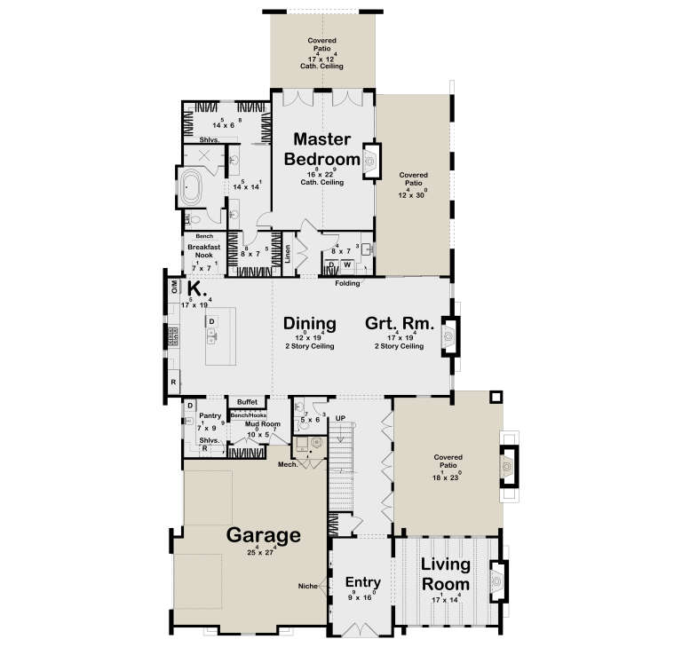 House Plan House Plan #35798 Drawing 1