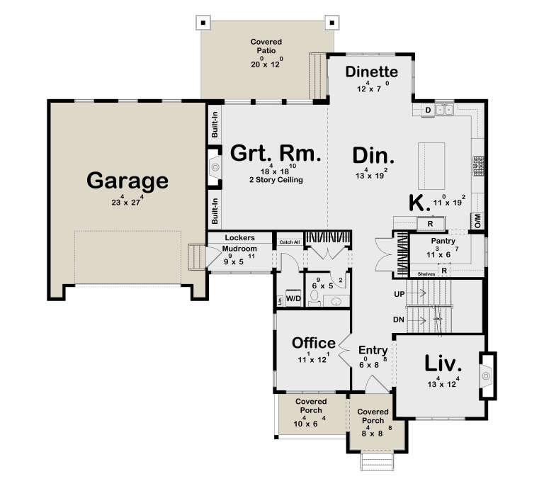 House Plan House Plan #35800 Drawing 1