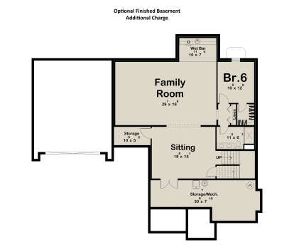 Basement  for House Plan #963-01293