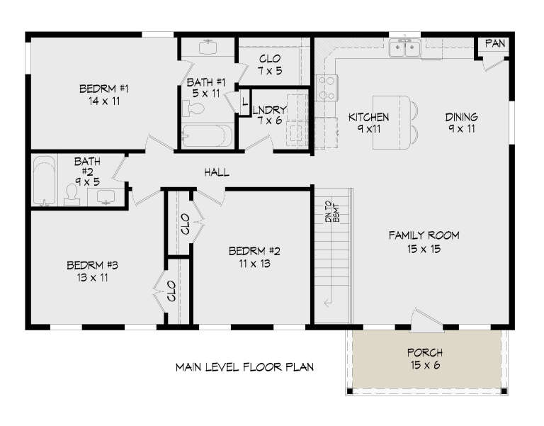 House Plan House Plan #35802 Drawing 1