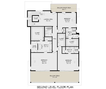 Second Floor for House Plan #940-01449