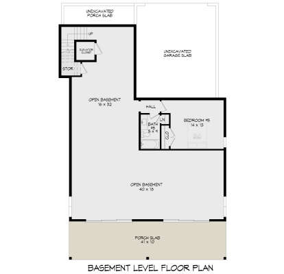 Basement for House Plan #940-01449