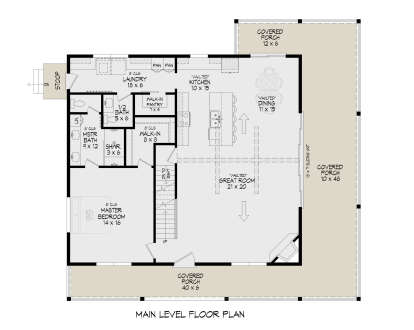 Main Floor  for House Plan #940-01450