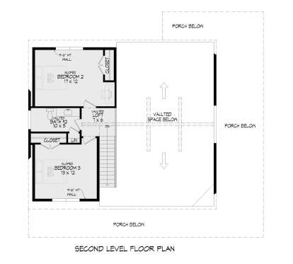Second Floor for House Plan #940-01450