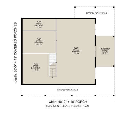 Basement  for House Plan #940-01450
