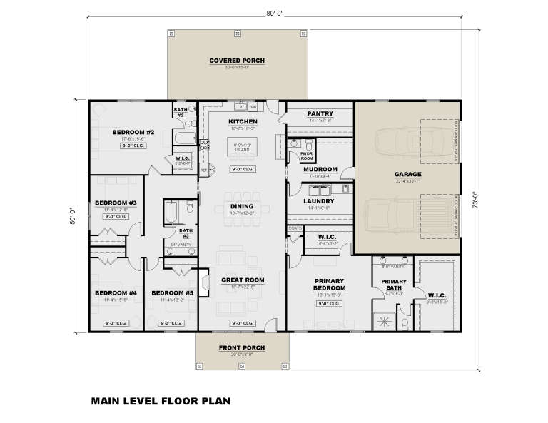 House Plan House Plan #35810 Drawing 1