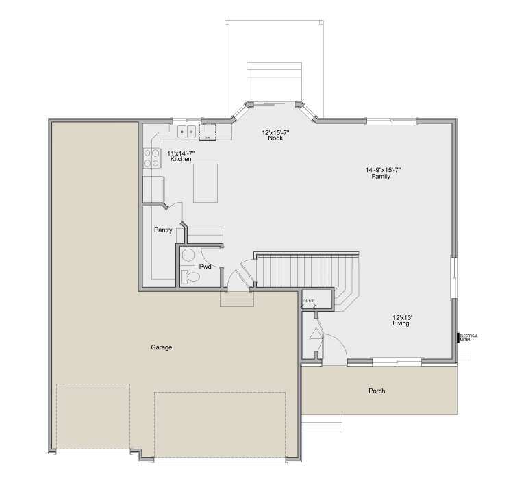 House Plan House Plan #35814 Drawing 1