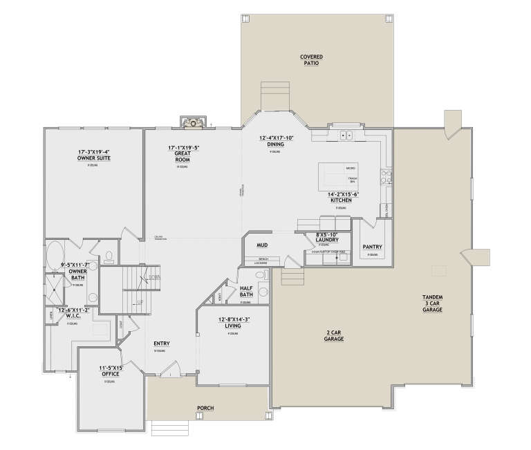 House Plan House Plan #35815 Drawing 1
