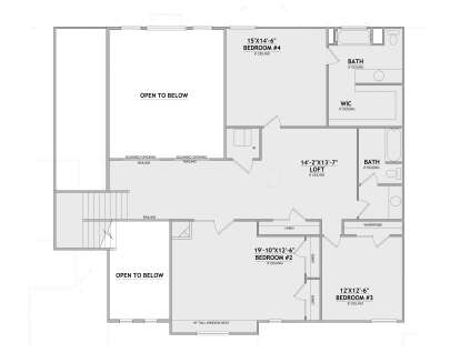 Second Floor for House Plan #8768-00195