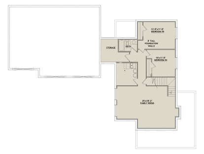 Basement  for House Plan #8768-00196