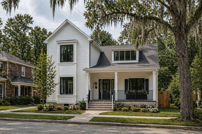 House Plan House Plan #35817 Angled Front Elevation