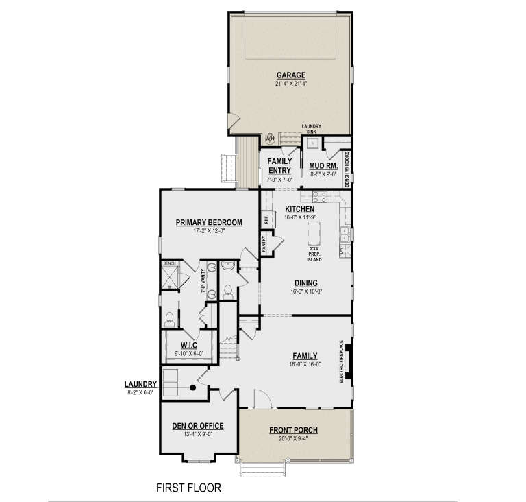 House Plan House Plan #35817 Drawing 1