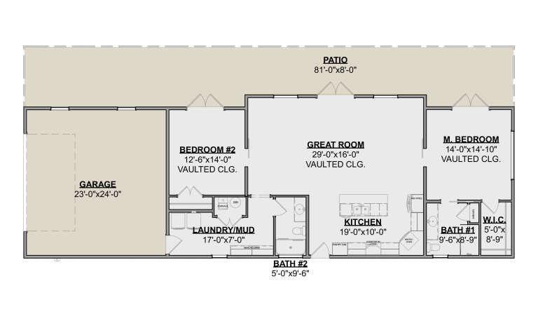 House Plan House Plan #35818 Drawing 1
