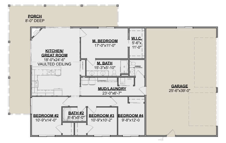 House Plan House Plan #35819 Drawing 1