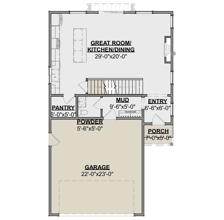 House Plan House Plan #35821 Drawing 1