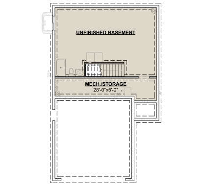Basement  for House Plan #1462-00233
