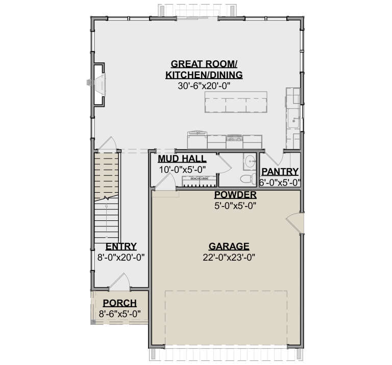 House Plan House Plan #35822 Drawing 1