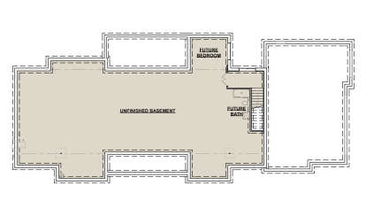 Basement for House Plan #1462-00235