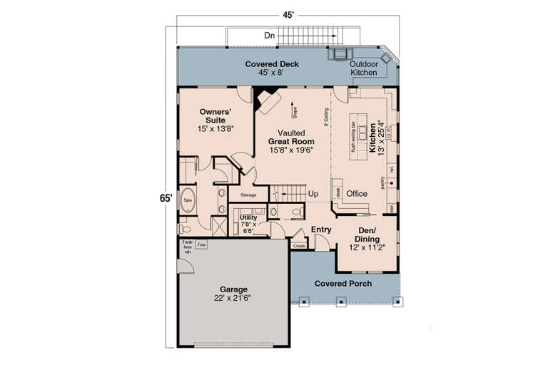 House Plan House Plan #35825 Drawing 1