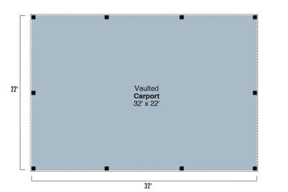 Garage Floor for House Plan #035-01231