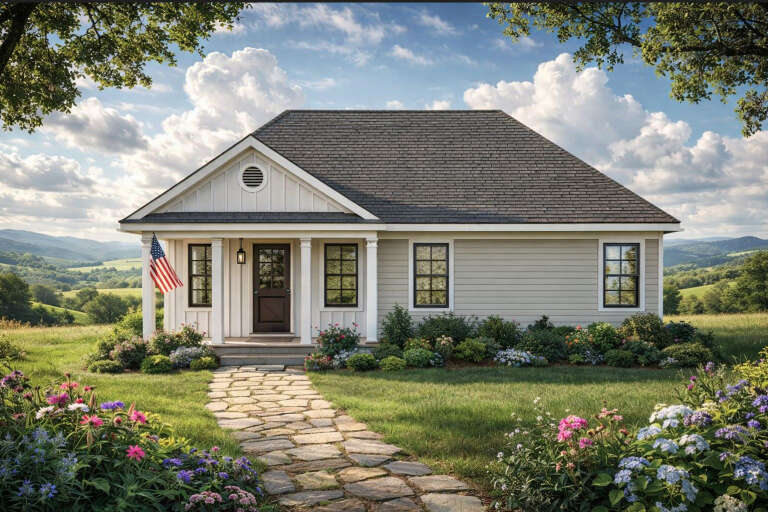 House Plan House Plan #35830 Front Elevation