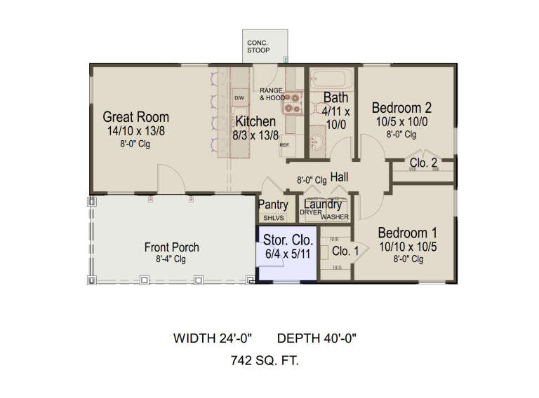 House Plan House Plan #35830 Drawing 1