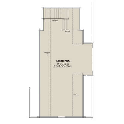 Bonus Room for House Plan #7983-00195