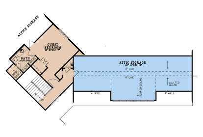 Second Floor for House Plan #8318-00483