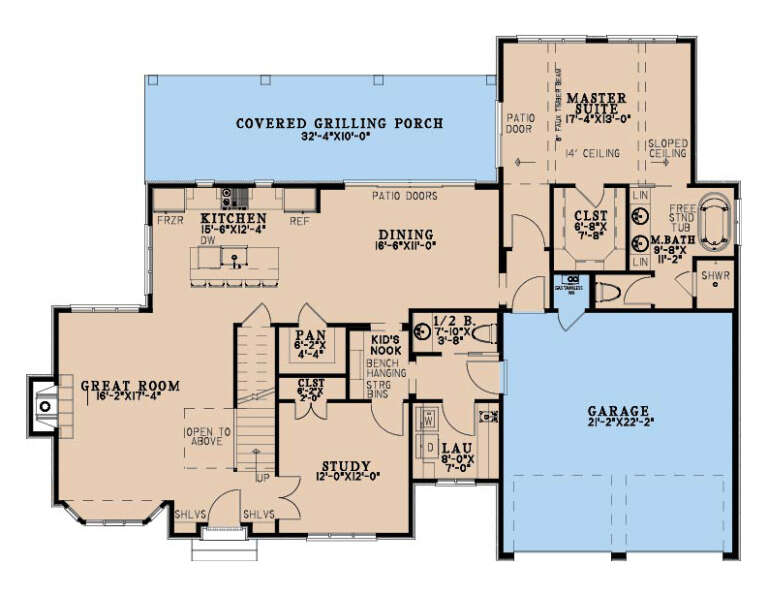 House Plan House Plan #35837 Drawing 1