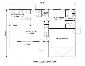 Floorplan 1 for House Plan #340-00016