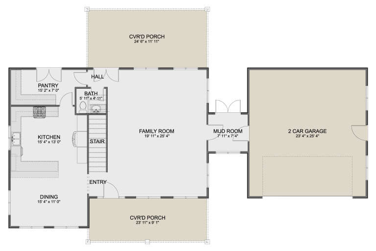 House Plan House Plan #35840 Drawing 1