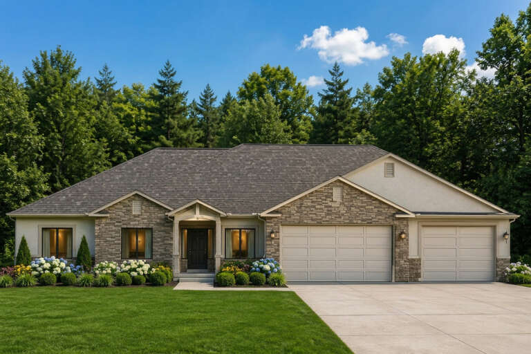 House Plan House Plan #35842 Front Elevation