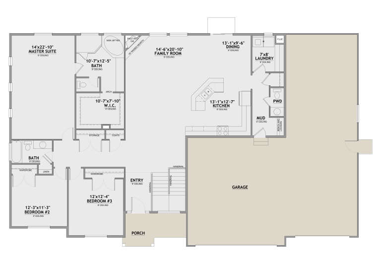 House Plan House Plan #35842 Drawing 1